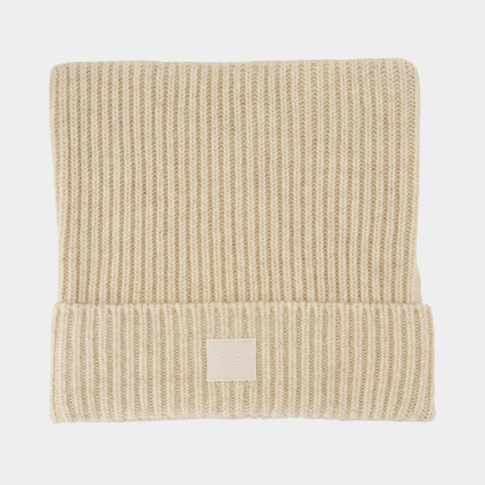 Bonnet - Acne Studios - Coton - Beige