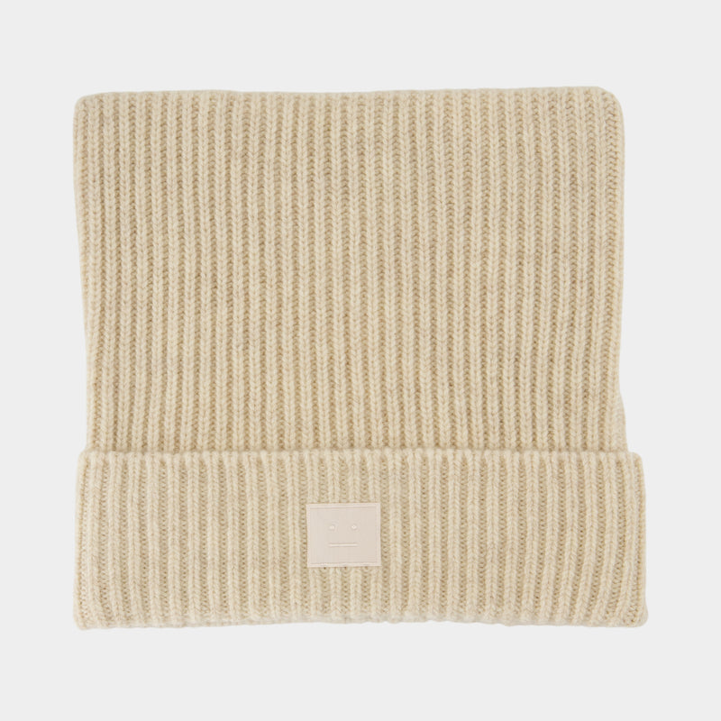 Bonnet - Acne Studios - Coton - Beige