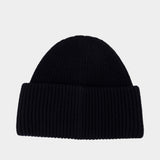 Bonnet - Acne Studios - Laine - Noir