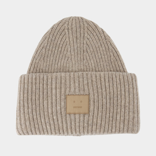 Bonnet - Acne Studios - Laine - Beige