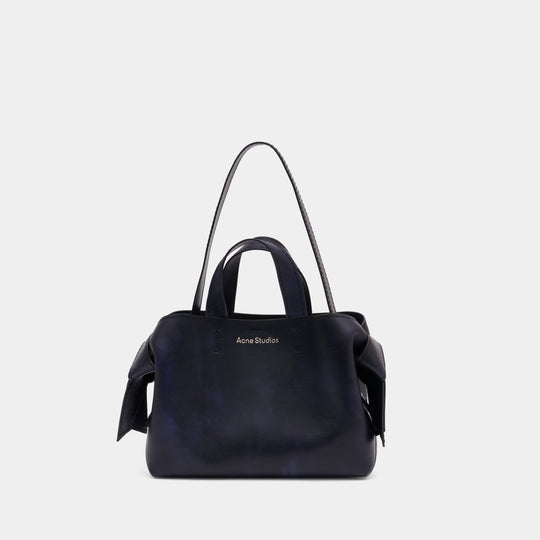 Sac Porté Épaule Musubi New Aged R - Acne Studios - Cuir - Bleu Foncé