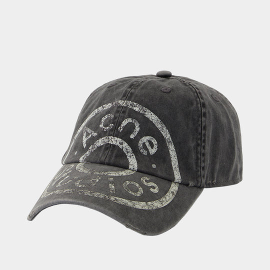 Casquette - Acne Studios - Coton - Gris