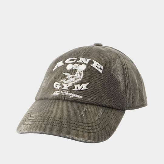 Casquette - Acne Studios - Coton - Gris