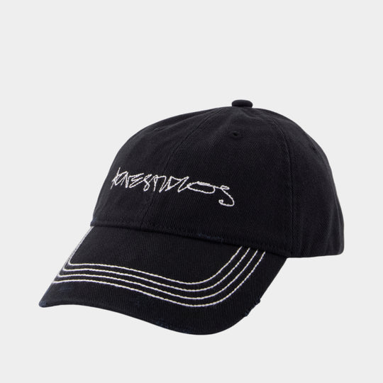 Casquette - Acne Studios - Coton - Noir
