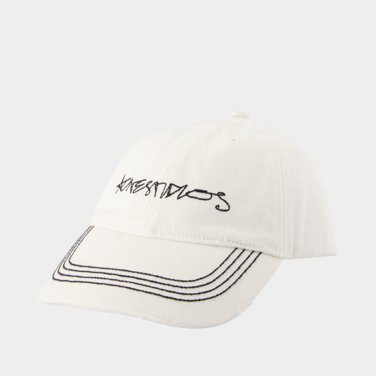 Casquette - Acne Studios - Coton - Blanc