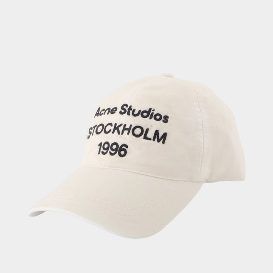 Casquette - Acne Studios - Coton - Blanc