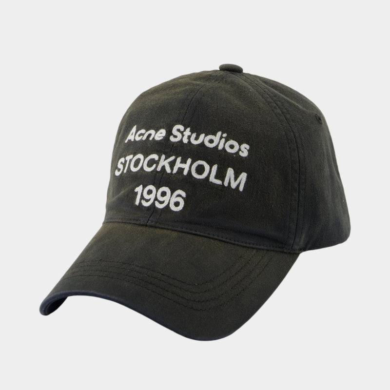 Casquette - Acne Studios - Coton - Noir