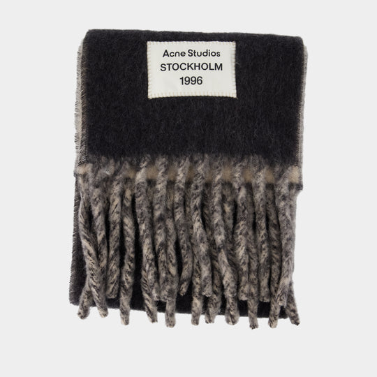 Écharpe Fn Ux Scar000399 - Acne Studios - Laine - Gris