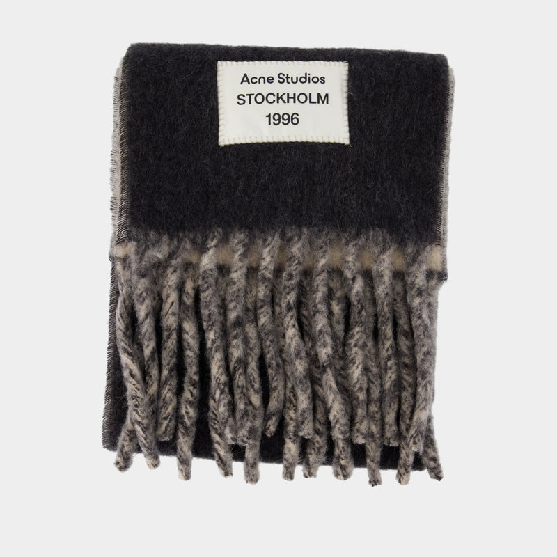 Écharpe Fn Ux Scar000399 - Acne Studios - Laine - Gris