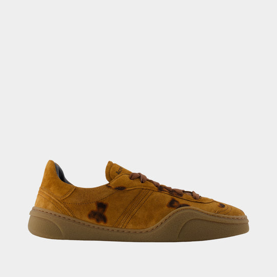 Sneakers Bars Teddy Print - Acne Studios - Cuir - Kaki