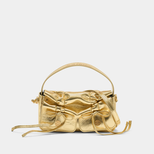 Sac À Bandoulière Multipocket Micro Lux - Acne Studios - Cuir - Doré