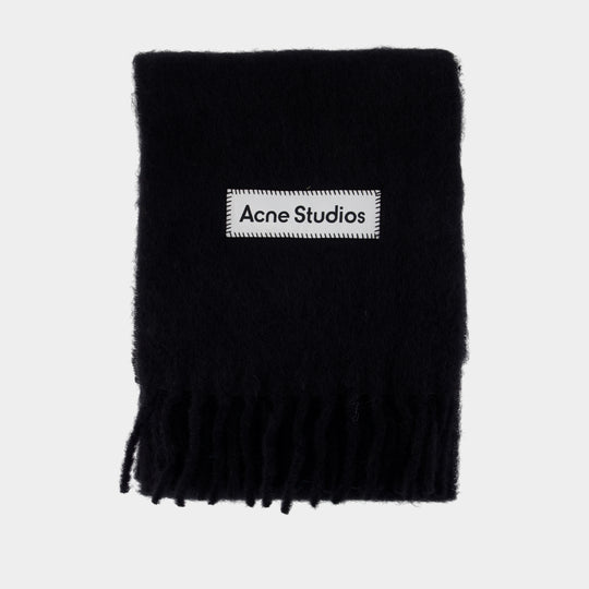 Écharpe Fn Ux Scar000467 - Acne Studios - Laine - Noir