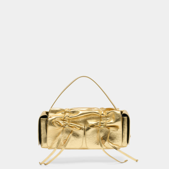 Sac Porté Épaule Multipocket Lux - Acne Studios - Cuir - Doré