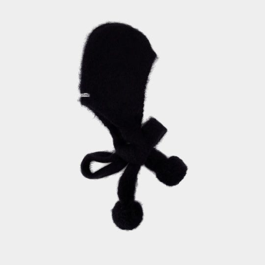 Bonnet Fn Ux Accs000195 - Acne Studios - Laine - Noir