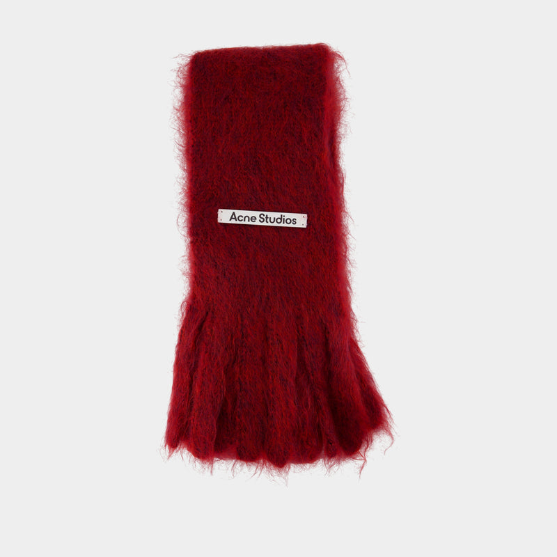 Écharpe Fn Ux Accs000191 - Acne Studios - Laine - Bordeaux