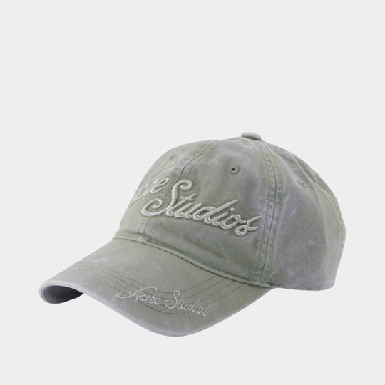 Casquette - Acne Studios - Coton - Gris