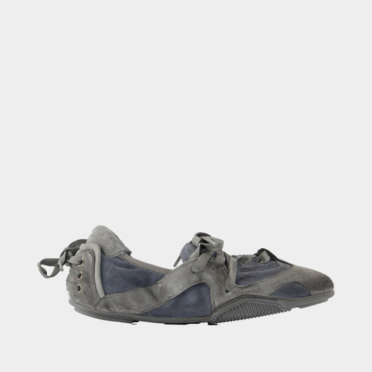 Sneakers - Acne Studios - Cuir - Gris