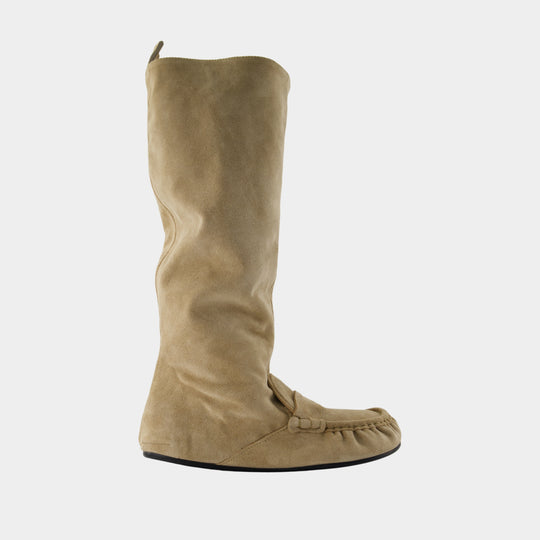 Bottes - Acne Studios - Cuir - Beige