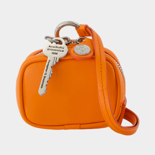 Sac À Main Camero Clip V - Acne Studios - Cuir - Orange