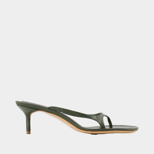 Sandales Fn Wn Shoe001001 - Acne Studios - Cuir - Vert