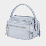 Sac Porté Épaule Camero Kit V - Acne Studios - Cuir - Bleu