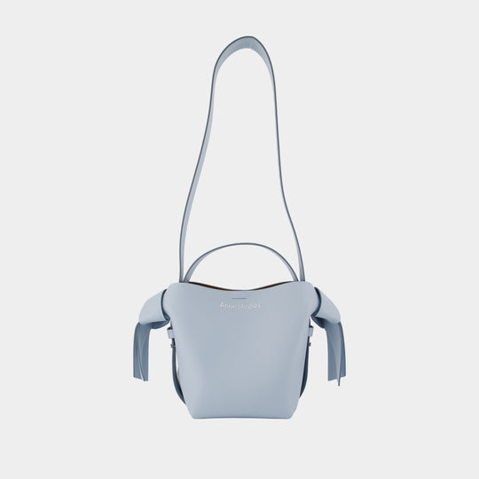 Cabas Musubi Mini R - Acne Studios - Cuir - Bleu