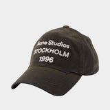 Casquette - Acne Studios - Coton - Noir Délavé