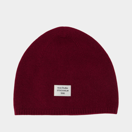 Bonnet - Acne Studios - Laine - Bordeaux
