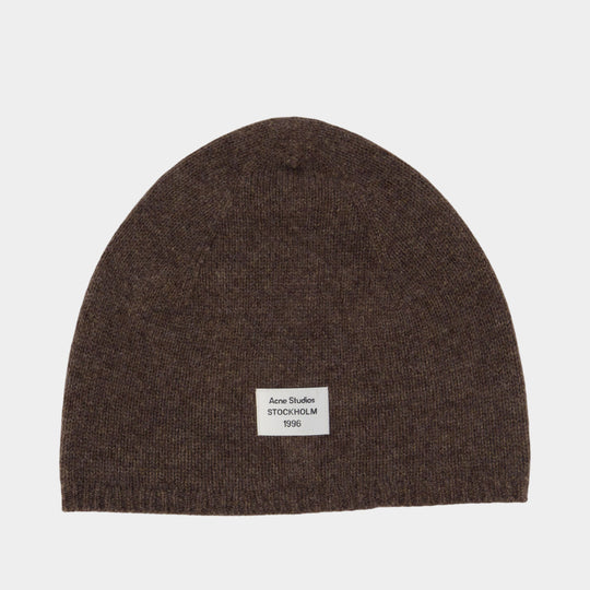 Bonnet - Acne Studios - Laine - Marron