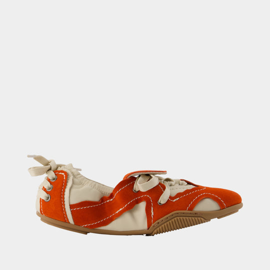 Sneakers - Acne Studios - Cuir - Orange