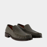 Mocassins - Acne Studios - Cuir - Kaki