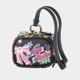 Charm Camero Clip - Acne Studios - Cuir - Noir