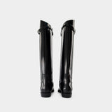 Bottes The Riding - TOTEME - Cuir - Noir