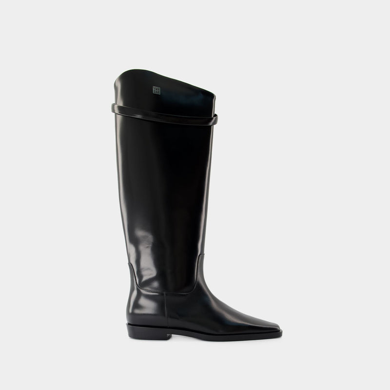 Bottes The Riding - TOTEME - Cuir - Noir