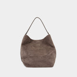 Cabas Belted - TOTEME - Cuir - Marron