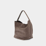 Cabas Belted - TOTEME - Cuir - Marron