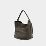 Cabas Belted - TOTEME - Cuir - Gris
