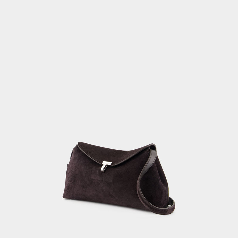 Pochette T-Lock - TOTEME - Cuir - Marron