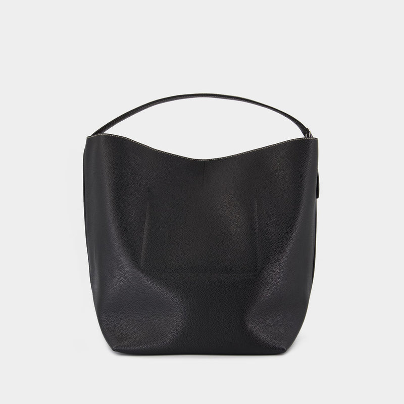 Cabas Belted - TOTEME - Cuir - Noir