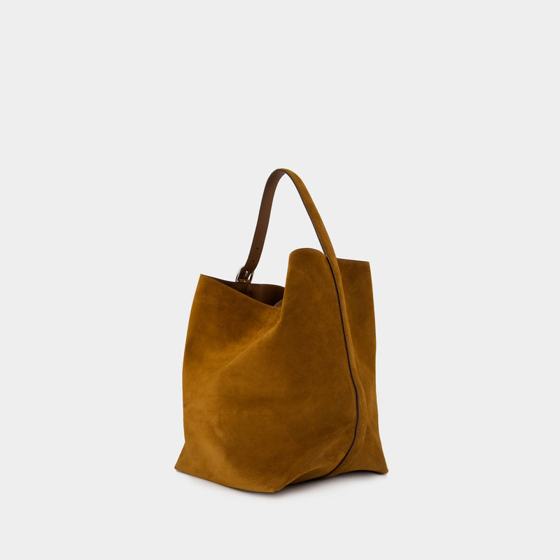 Cabas Belted - TOTEME - Cuir - Marron