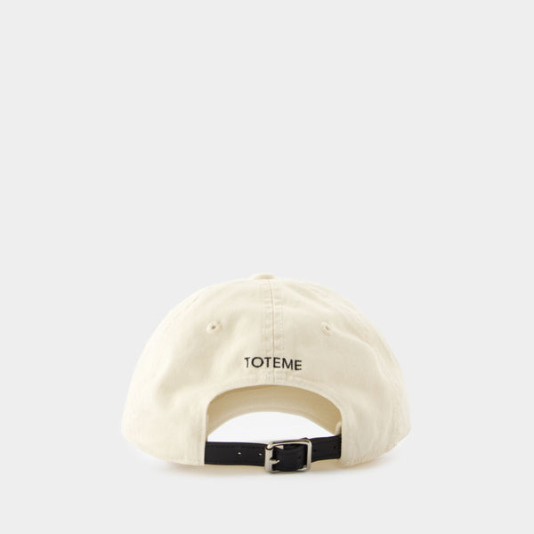 Casquette Trim - TOTEME - Coton - Beige