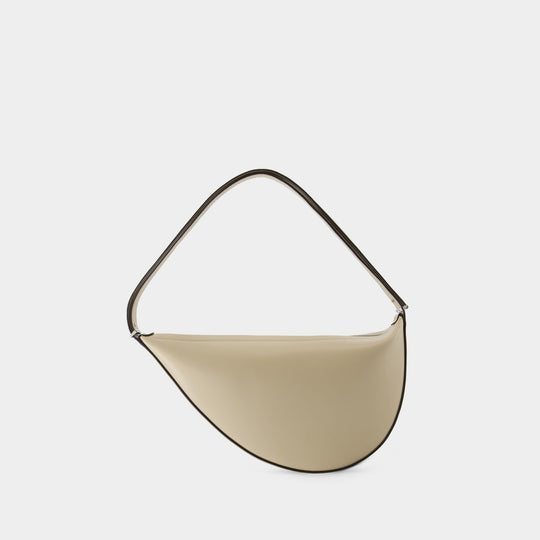 Sac Porté Épaule Scoop - TOTEME - Cuir - Beige