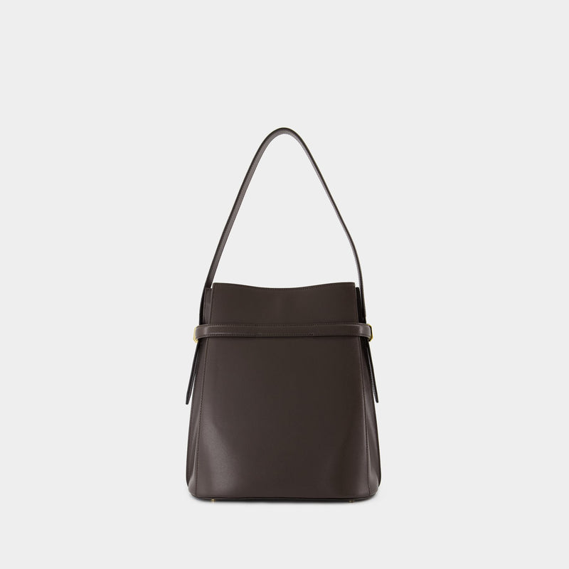 Sac À Main Belted - TOTEME - Cuir - Marron