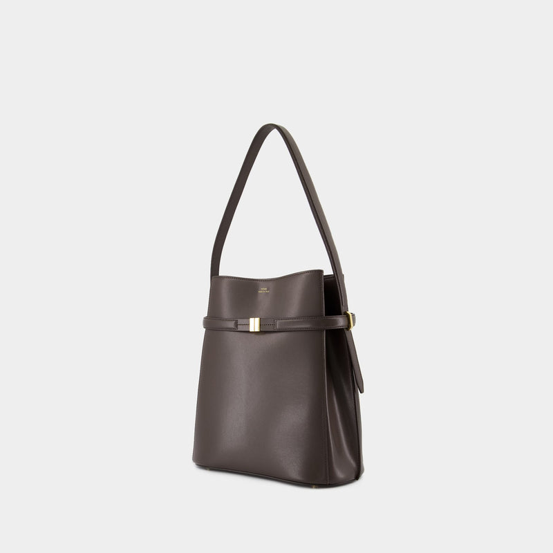 Sac À Main Belted - TOTEME - Cuir - Marron