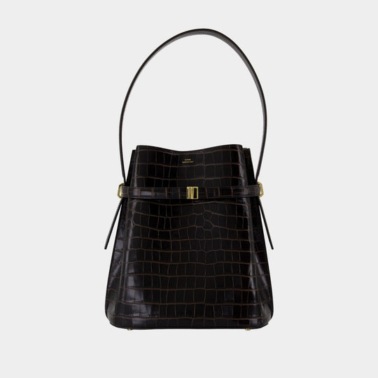 Sac À Main Belted - TOTEME - Cuir - Marron