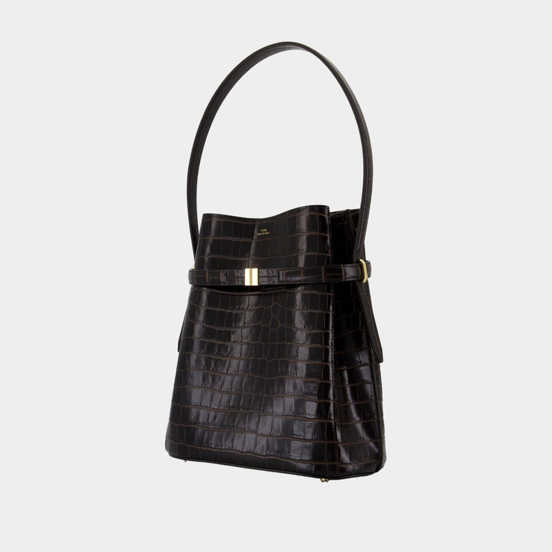 Sac À Main Belted - TOTEME - Cuir - Marron