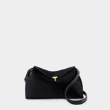 Pochette T-Lock Pony Hair - TOTEME - Cuir - Noir