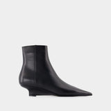 Bottines Sharp - TOTEME - Cuir - Noir