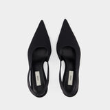 Slingbacks Classique - TOTEME - Soie - Noir