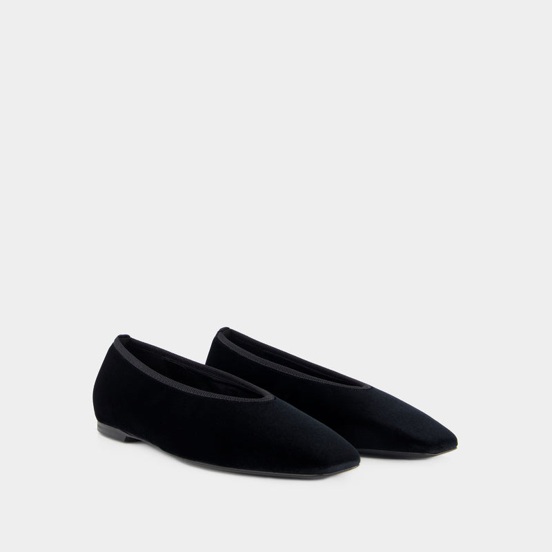 Ballerines Minimalist - TOTEME - Cuir - Noir